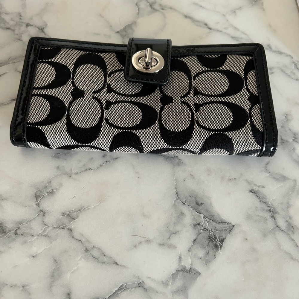 Coach Black Wallet